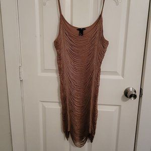H&M drape fringe dress